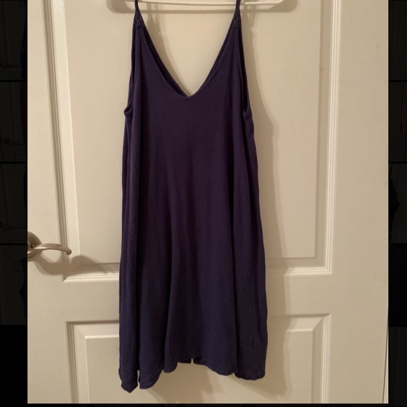 Navy blue summer dress - Picture 2 of 4